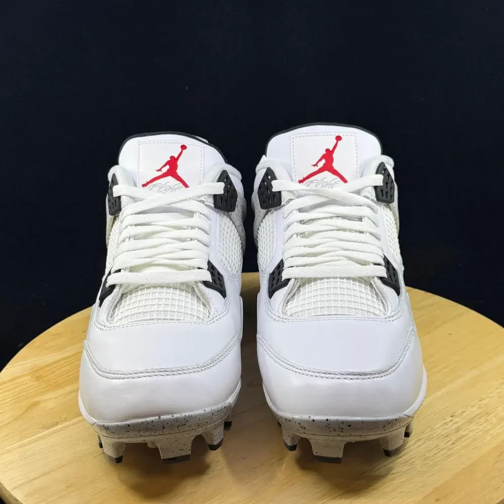 Nike Men's Air Jordan 4 Retro MCS Baseball Cleats - HQ0209 106- New - Size 10